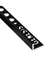 10mm Straight Edge Aluminium Tile Trim - Matt Black
