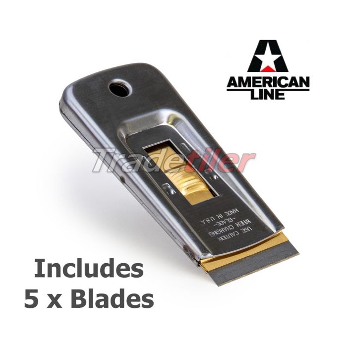 American Line Window Scraper With 5 Blades