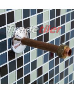 Talon 15mm Pipe Collar - Chrome 10 Pack