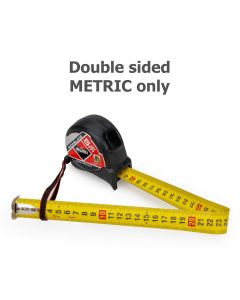 Rubi Ironblade Tape Measure - 5 Metre DOUBLE SIDED METRIC ONLY